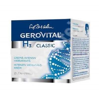 gerovital h3 classic crema intensiv hidratanta îndepărtați picioarele de ciorb de pe față