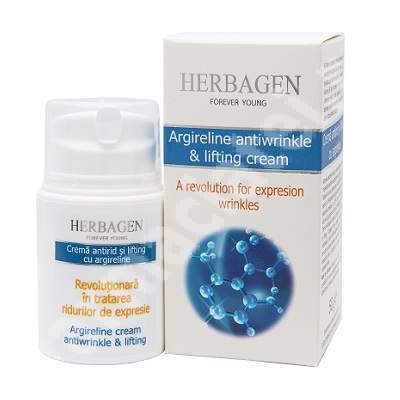 Crema lifting antirid Argireline, 50 g, Herbagen