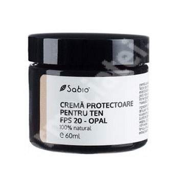 Crema protectoare pentru ten SPF20, Nuanta Opal, 60 ml, Sabio