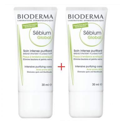 Crema Sebium Global, 30 ml, Bioderma (1+1 Cadou)