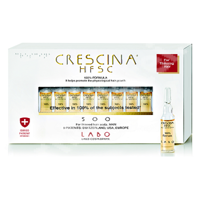 Crescina Re-Growth HFSC 500 Man, 10 fiole, Labo