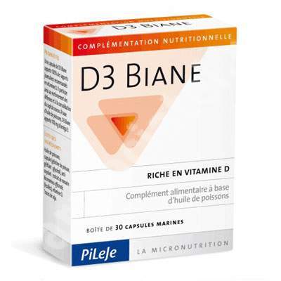 D3 Biane, 30 capsule, Pileje