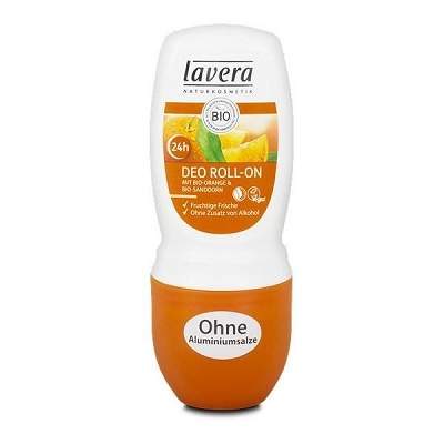 Deodorant roll on delicat cu portocale si catina, 50 ml, Lavera