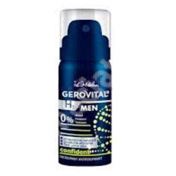 Deodorant antiperspirant Gerovital H3 Men Confident, 40 ml, Farmec