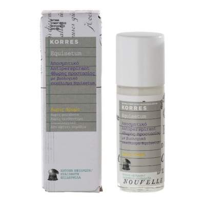 Deodorant fara parfum, protectie 48 ore, Equisetum, 30 ml, Korres