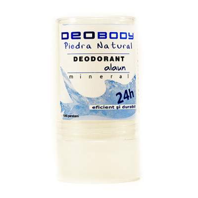 Deodorant piatra de alaun, 120 g, Sanflora