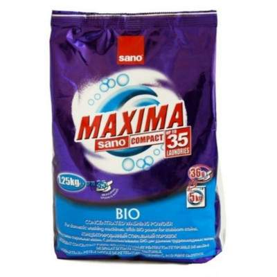 Detergent Bio pudra concentrat Maxima, 1.25 kg, Sano