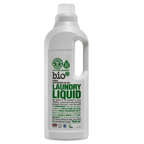 Detergent Biodegradabil lichid hipoalergenic pentru rufe Ienupar, 1L, Bio-D