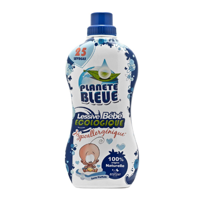 Detergent de rufe pentru bebelusi, 1 litru, Planete Bleue