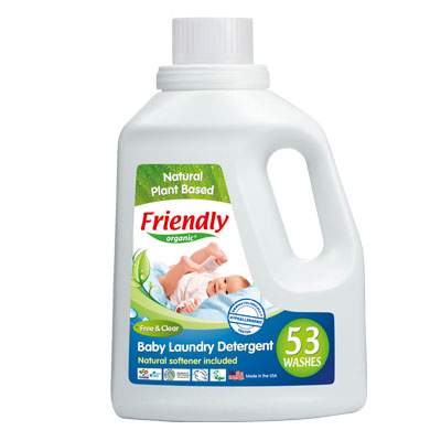 Detergent lichid organic pentru rufe fara miros, 1.567 ml, Friendly Organic