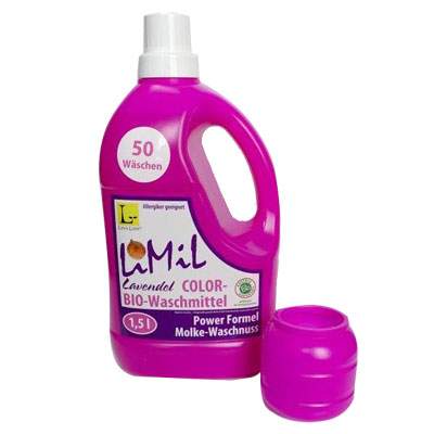 Detergent lichid Bio pentru rufe cu nuci de sapun, zer si aroma de musetel, 1.5 L, Lina Line