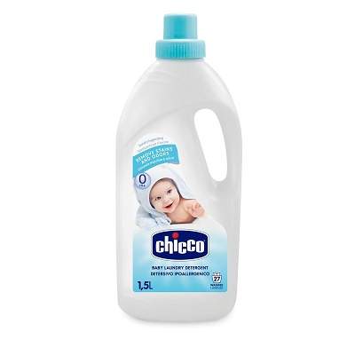 Detergent lichid hipoalergenic de rufe, + 0luni, 1.5L, Chicco