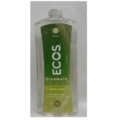 Detergent Organic pentru vase si biberoane cu ulei de pere, 739 ml, Earth Friendly