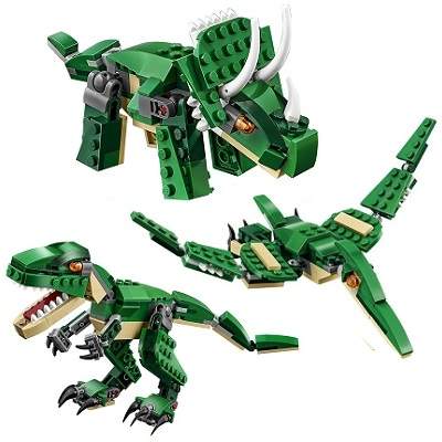 Dinozauri puternici 3 in 1 Lego Creator, 31058, Lego