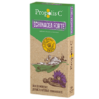 Echinacea Forte Propolis C, 30 comprimate, Fiterman Pharma