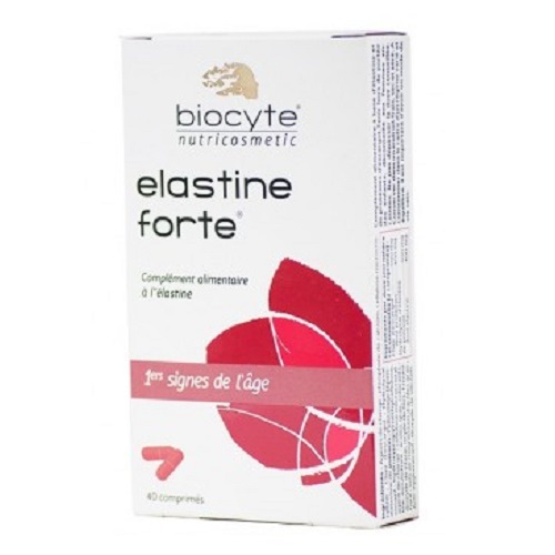 Elastine Forte pentru elasticitatea pielii, 40 cps, Biocyte