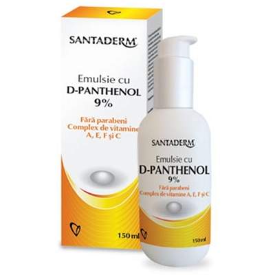 Emulsie cu D Panthenol 9%, 150ml, Santaderm