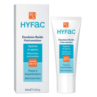 Emulsie fluida hidratanta, 40 ml, Hyfac