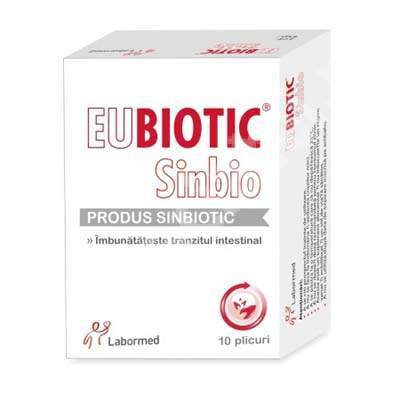 Eubiotic Sinbio, 10 plicuri, Labormed
