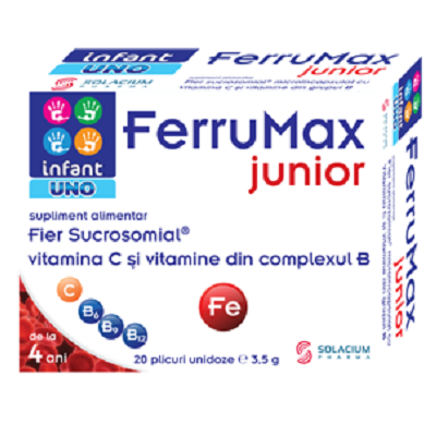 Ferrumax Junior, 20 plicuri, Infant Uno