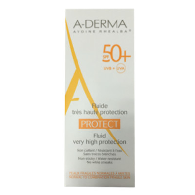 Fluid cu protectie solara Protect SPF50+, 40 ml, A-Derma