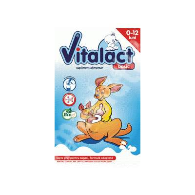 Formula de lapte Vitalact Basic, 0-12 luni, 400 g, Bloef