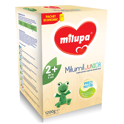 Formula de lapte de crestere Milumil Junior, +2 ani, 1200 g, Milupa
