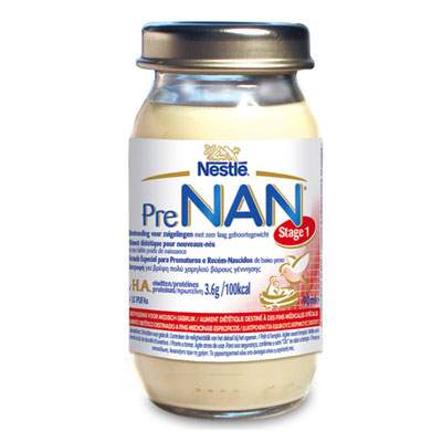 Formula de lapte gata preparat PreNan Stage 1, +0 luni, 90 ml, Nestle