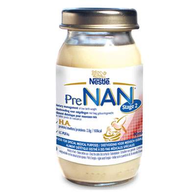 Formula de lapte gata preparat PreNan Stage 2, +0 luni, 90 ml, Nestle
