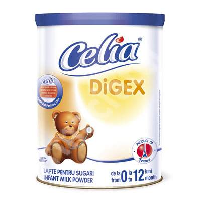 Formula de lapte pentru sugari, Digex, +0 luni, 400g, Celia