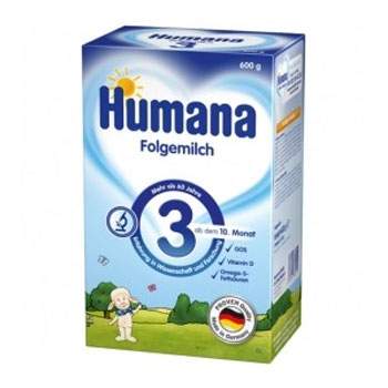 Formula de lapte praf Probiotic Formula 3, +10 luni, 600 g, Humana