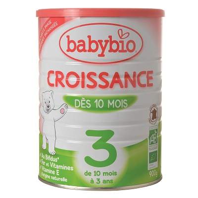 Formula lapte de crestere, Organic 3, +10 luni, 900 g, BabyBio