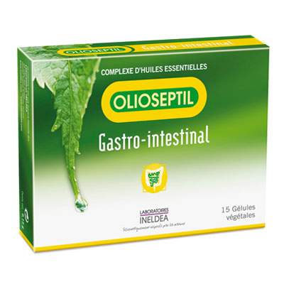 Gastro-intestinal Olioseptil, 15 capsule, Laboratoires Ineldea