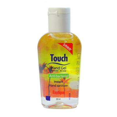 Gel antibacterian pentru maini Exotique, 59 ml, Touch