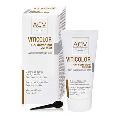 Gel colorant pentru piele depigmentata Viticolor, 50 ml, Acm