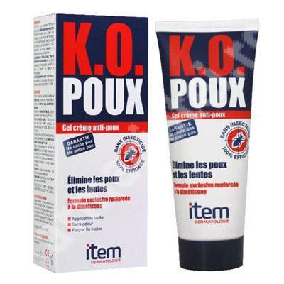Gel crema anti-paduchi K.O. Poux, 100 ml, Item Dermatologie