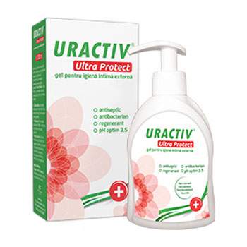 Gel pentru igiena intima externa Uractiv Ultra Protect, 250 ml, Fiterman Pharma