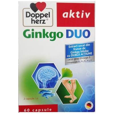 Ginkgo Duo, 60 capsule, Doppelherz
