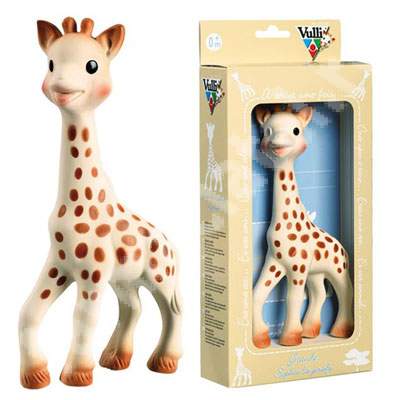 Girafa Sophie mare cauciuc natural, +0 luni, 616326, Vulli