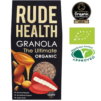 Granola Cereale Organice The Ultimate, 500g, Rude Health