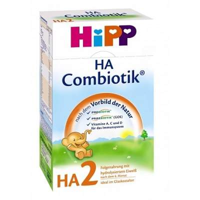 HA 2 Combiotic Formula de lapte de continuare, +6luni, 350 g, Hipp