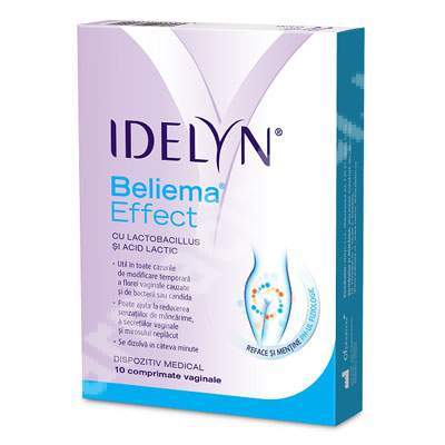 Comprimate vaginale Idelyn Beliema Effect, 10 bucati, Walmark