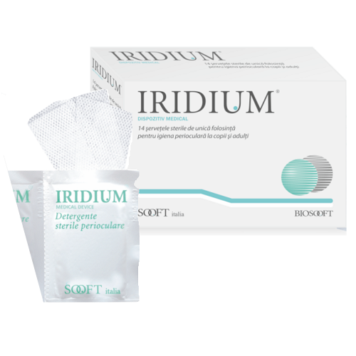 Iridium servetele sterile, 20 bucati, BioSoft 