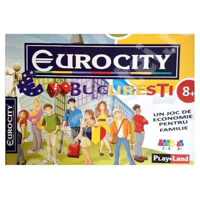 Joc de economie pentru familie EuroCity Bucuresti, +8 ani, A175, Play Land