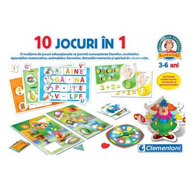 Joc educational 10in1, CL60345, Clementoni