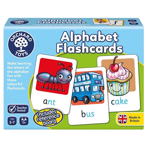 Joc educativ in limba engleza Alphabet Flashcards, Orchard Toys