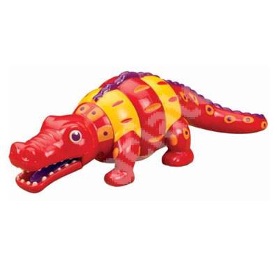 Jucarie muzicala cabasa crocodil, 2-6 ani, 789086, BY Toys