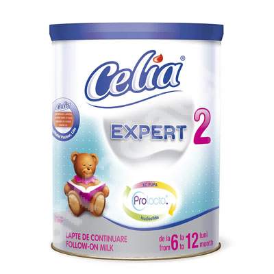 Lapte de continuare Expert 2 - 400g, 6 - 12 luni, Celia