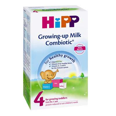 Lapte de crestere Combiotic Bio Formula 4, Gr. 12 luni, 500 g, Hipp