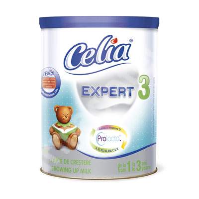 Lapte de crestere Expert 3 - 400g, 1 - 3 ani, Celia